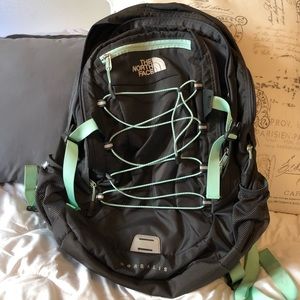 North face backpack w/ teal!